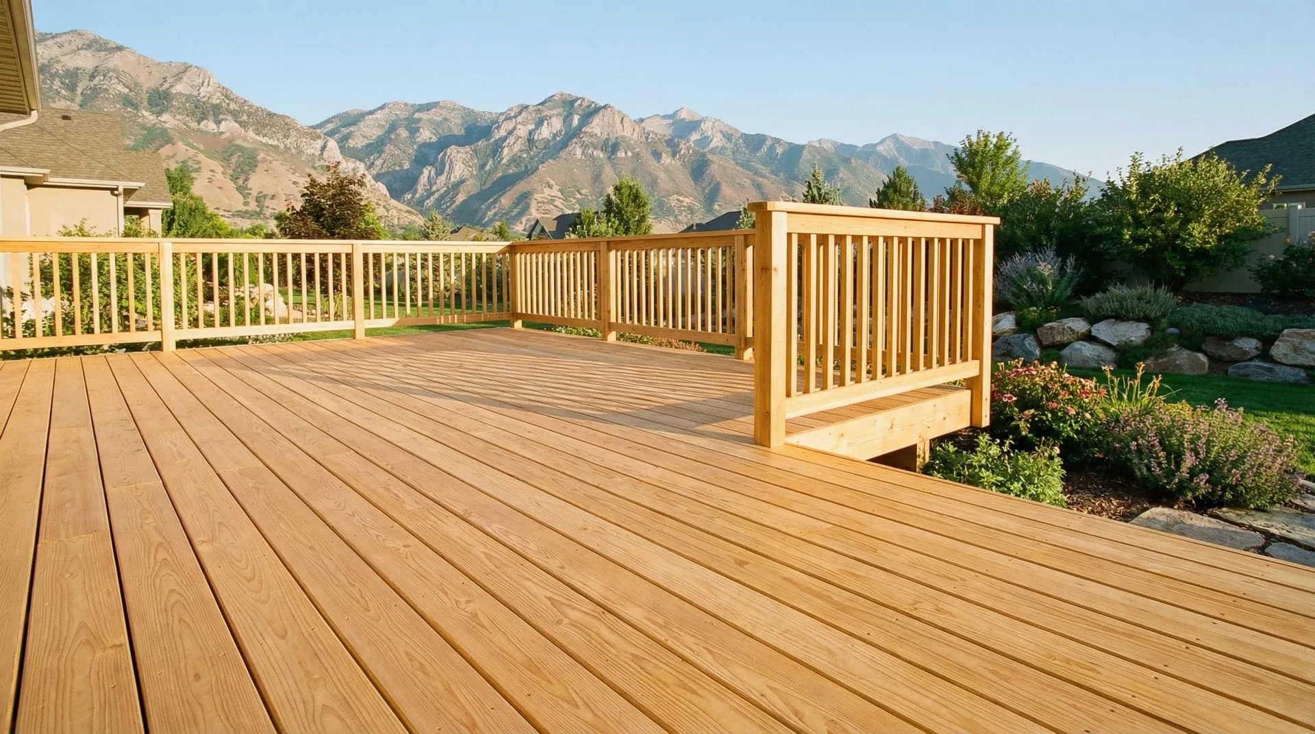 Cedar decking