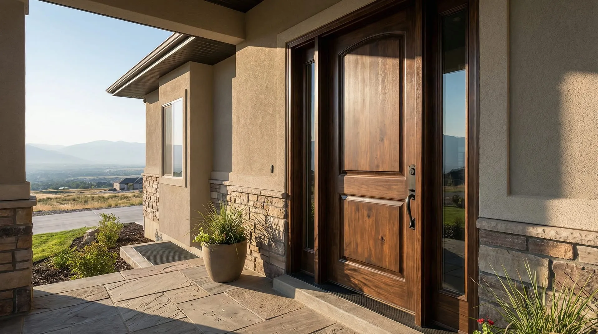 Modern door installation